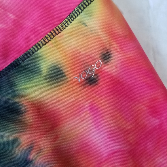 Vogo Athletica Tie Dye Compression Leggings S EC - Picture 3 of 7